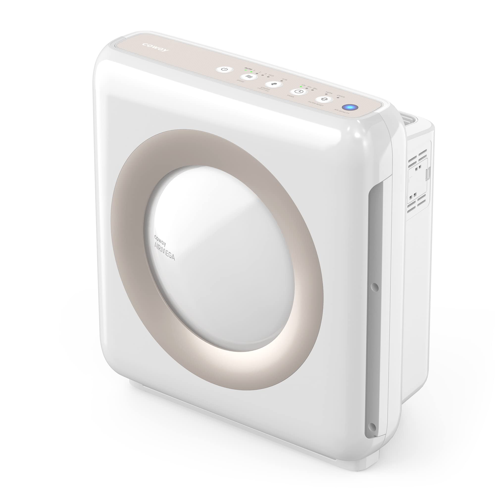 Coway Airmega AP-1512HH(W) True HEPA Purifier with Air Quality ...